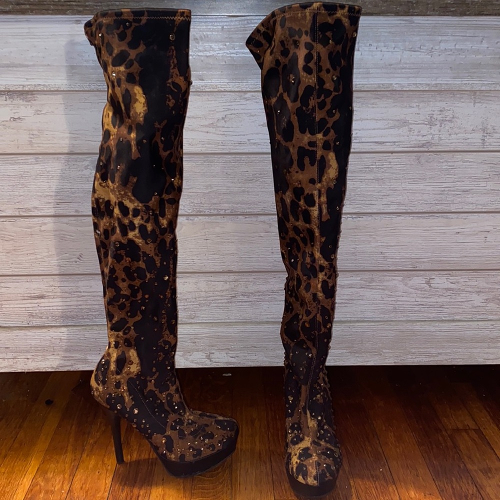 BAKERS Burlesque Thigh High Heels